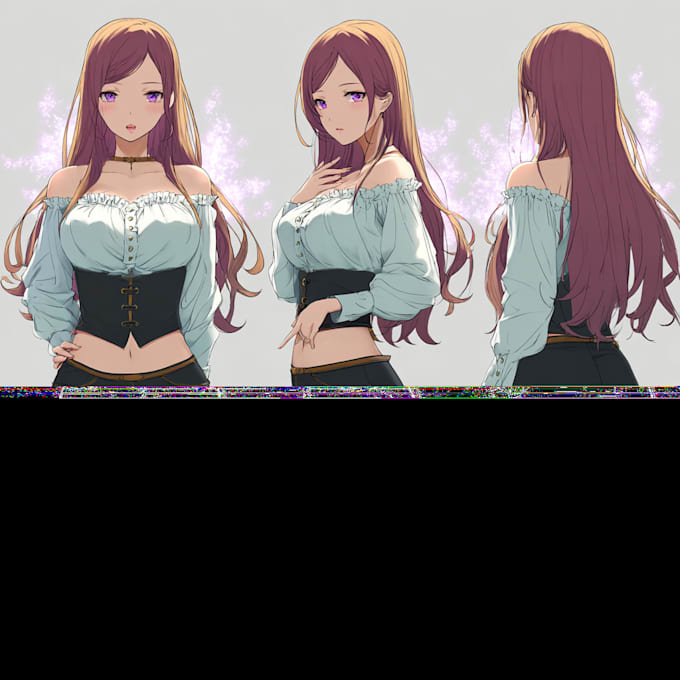 create a custom anime illustration