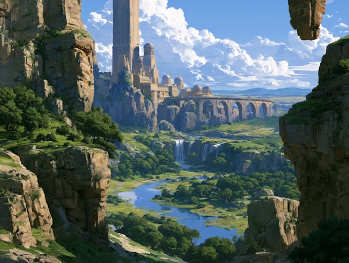 do amazing fantasy landscape