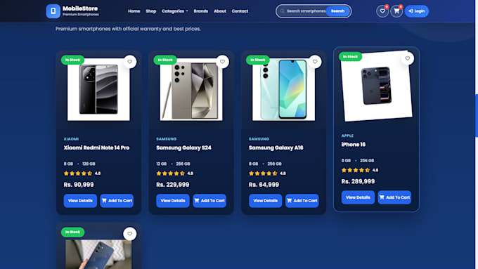 build an ecommerce website using PHP mysql and bootstrap