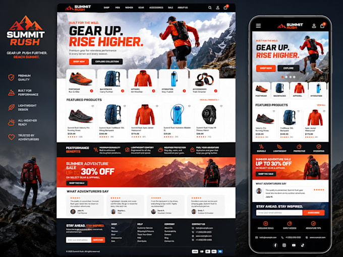 design and build a premium shopify store