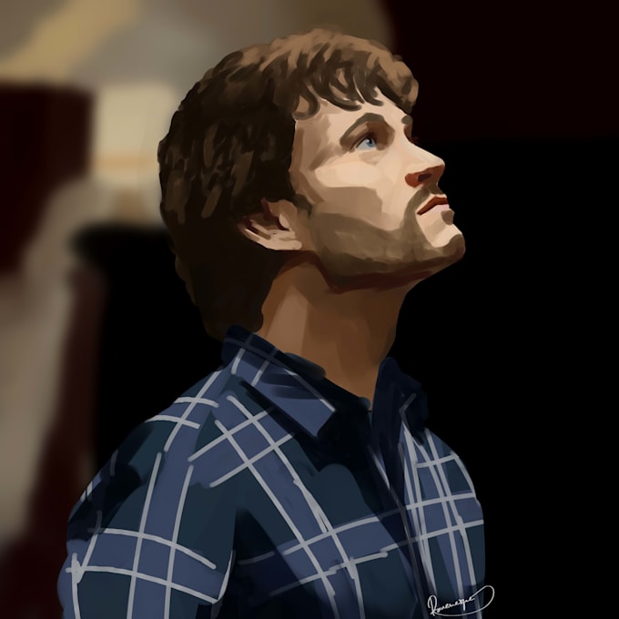 draw or paint a realistic portrait