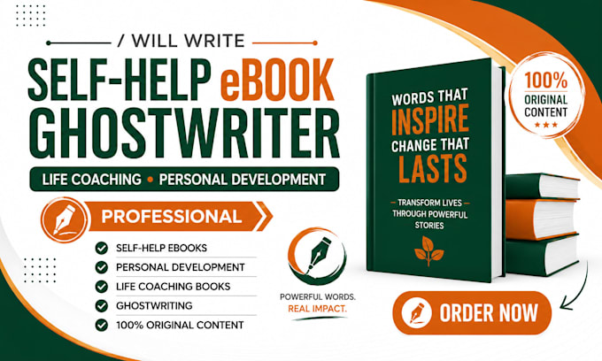 write a self help ebook life coaching personal development book