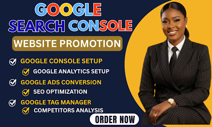 setup google search console, analytics and tag manager