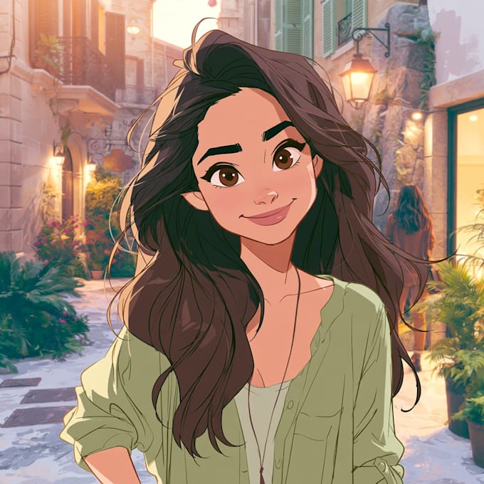 do disney cartoon portrait