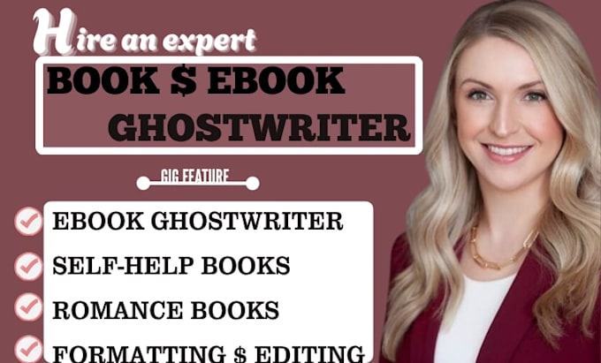 ghostwrite your nonfiction book or ebook