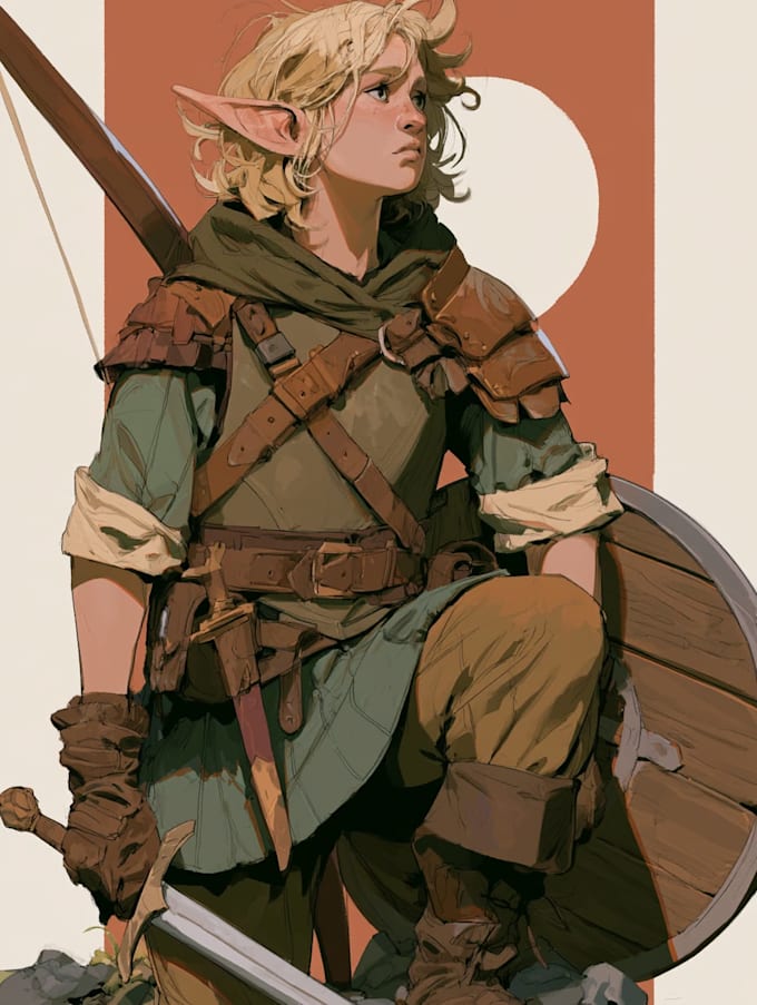 dnd character or dnd character design