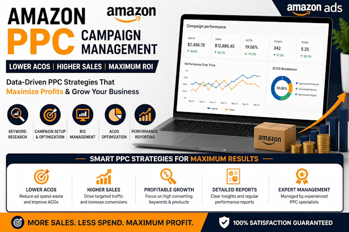 be your amazon fba virtual assistant and ppc expert