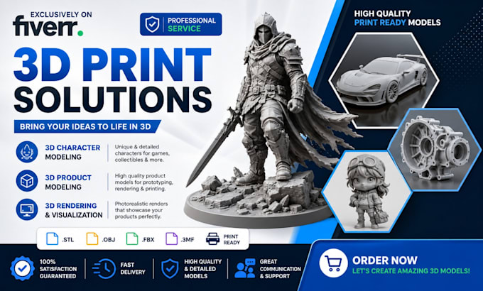 design a professional 3d printable stl model for engineering projects