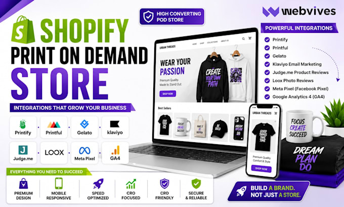 build a custom shopify print on demand store for your brand