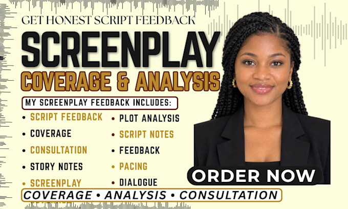 provide screenplay coverage script analysis script feedback and consultation