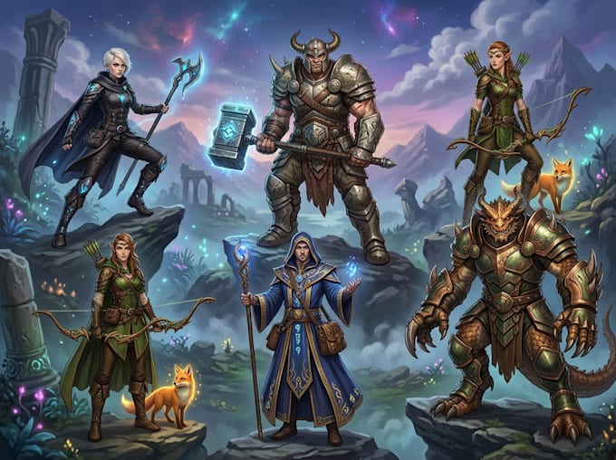 create ai generated character or concept art