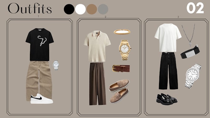 create a complete mens wardrobe with amazon shopping links