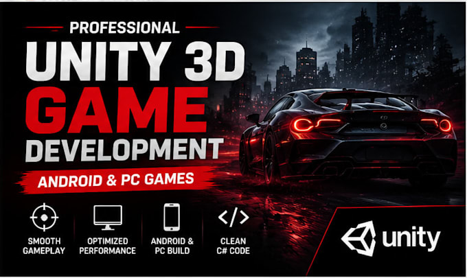 develop a unity 3d game for android and PC