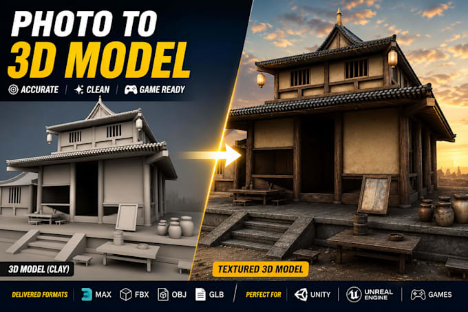 create game ready 3d city models