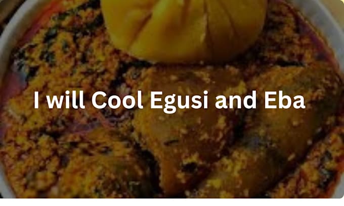 provide eba and egusi with refreshment for you event