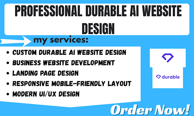 design durable ai website business no code builder software developer expert