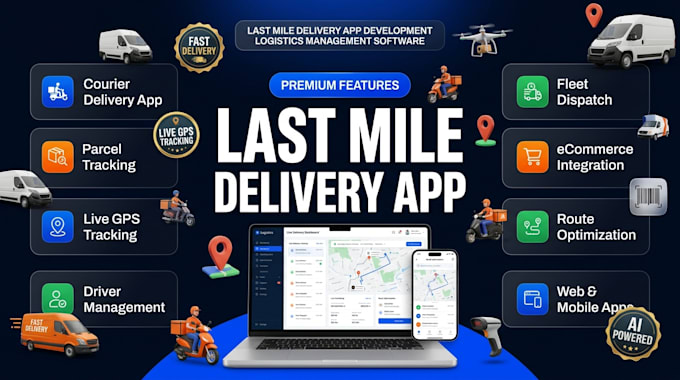 do last mile hyperlocal delivery courier parcel tracking geofencing pickup app