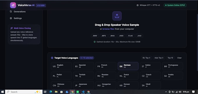 build a production ready ai speech processing web application