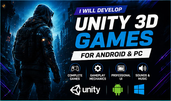 create a mobile game in unity