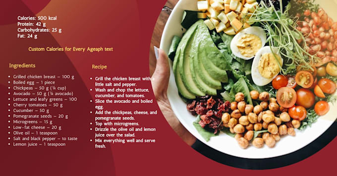 healthy recipes and personalized diet plans designed for you