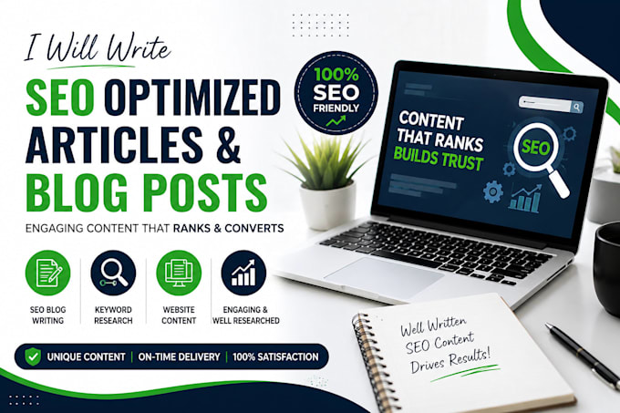 write SEO optimized technology blog posts and articles