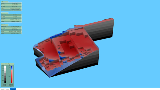 estimate earthwork cut and fill in kubla cubed