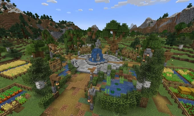 create custom minecraft map server spawn lobby adventure build survival map