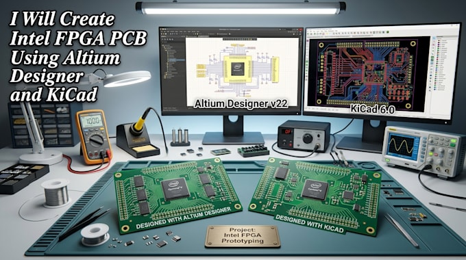create intel fpga pcb using altium designer and kicad