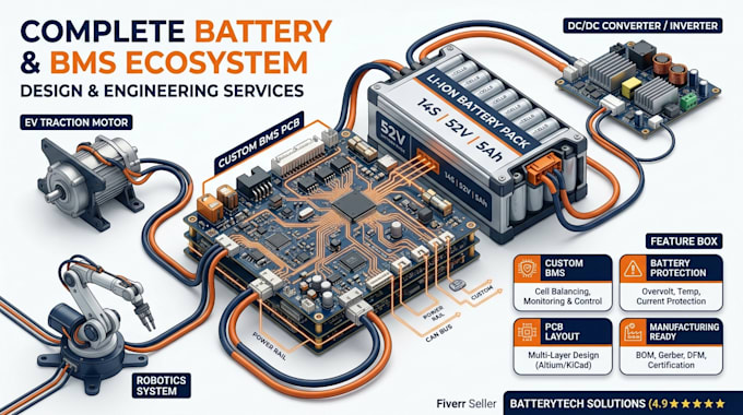 design battery management system bms pcb and schematic