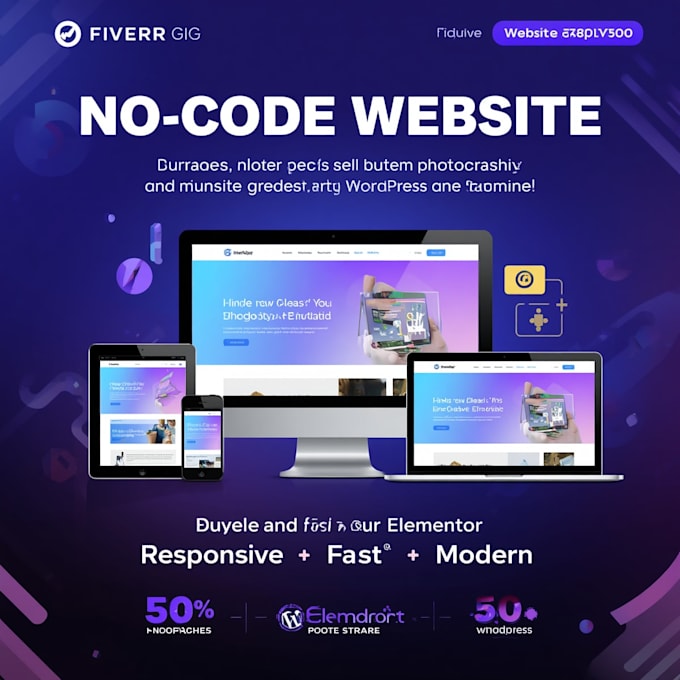 make a professional website with no code using wordpress