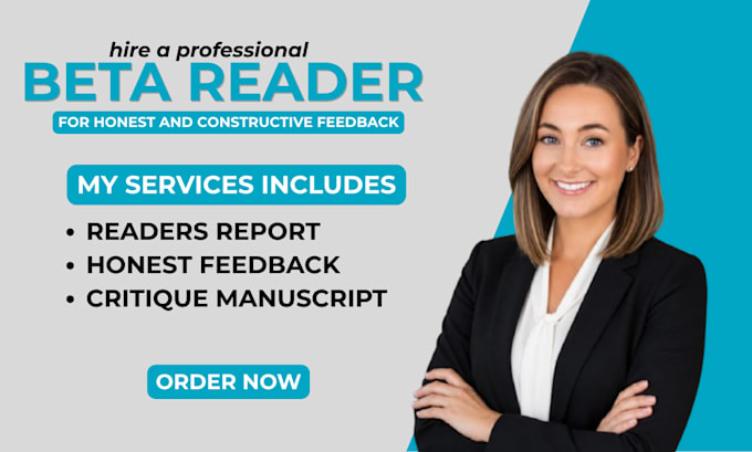 beta read your book with honest, and actionable feedback