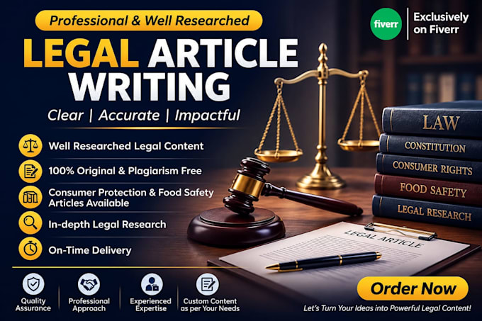 write professional legal articles