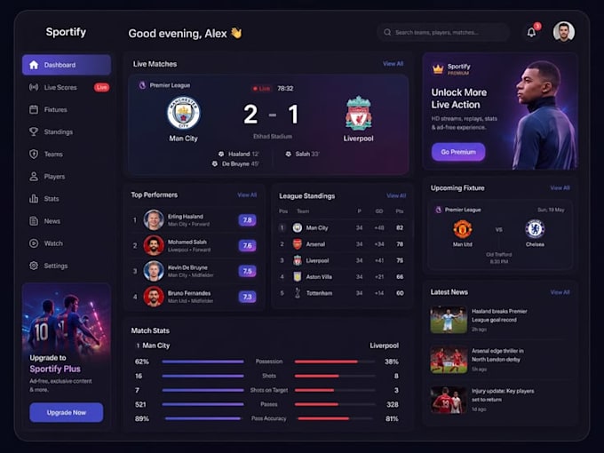 develop a live score sports score android app with API integration