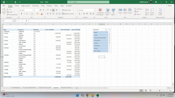 do professional financial statement creator