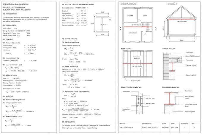 do uk building regulation structural drawing calculation and structural report