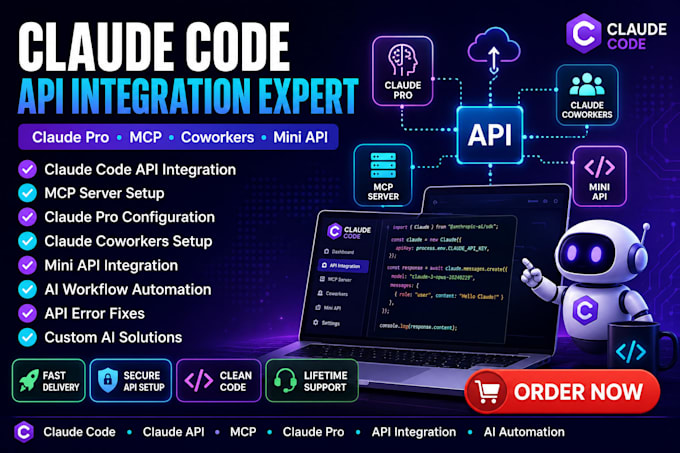claude code api integration claude coworkers claude pro mcp mini api integration