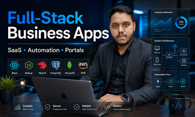 develop custom saas web application or CRM system