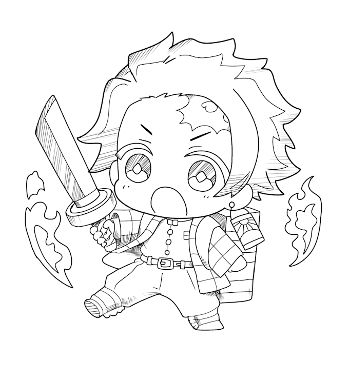 draw cute chibi illustration