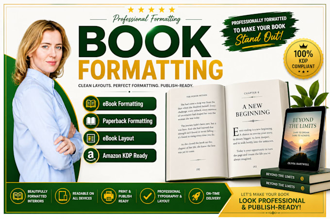 do book formatting ebook formatting paperback formatting ebook layout amazon KDP