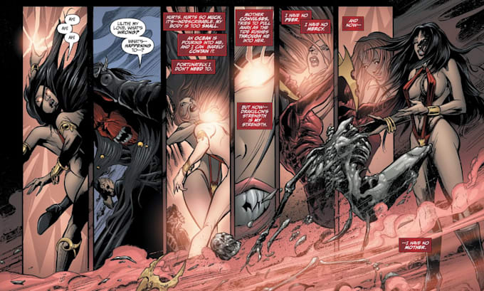 create comic book and graphic novel art, manga and comic illustrations