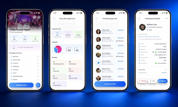 build react native event booking apps