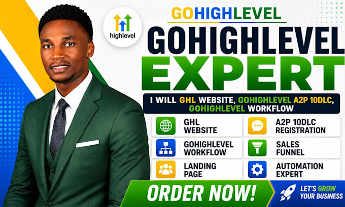 ghl website, gohighlevel a2p 10dlc, gohighlevel workflow