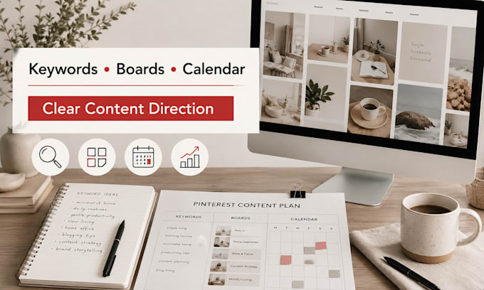 create a pinterest SEO strategy and content plan for your business