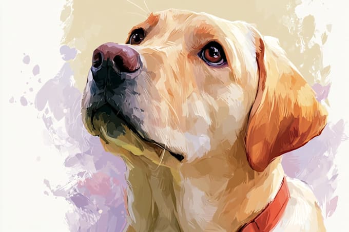 draw your dog or any pets into cartoon