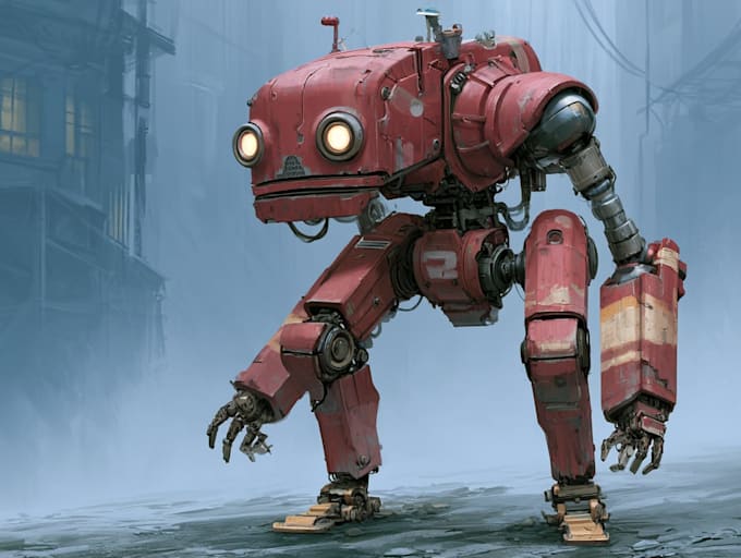 do retro mecha or scifi gundam art