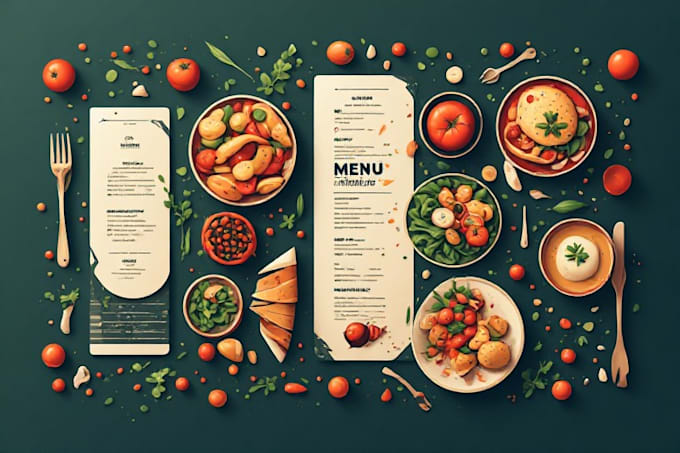 create modern menu restaurant menu digital food menu