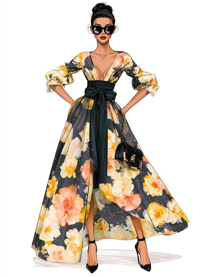 draw a fashion illustration