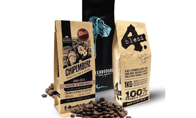 do coffee or tea packaging and label design for you
