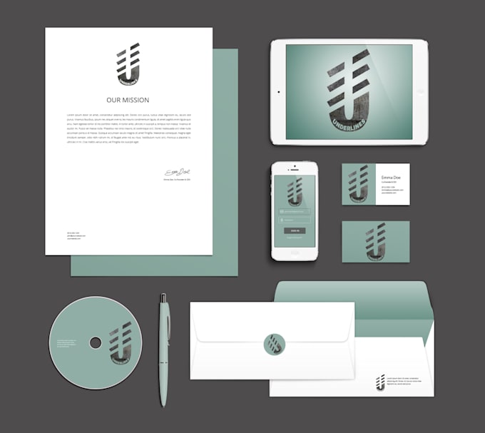 sketch a logo for free and create two in Photoshop