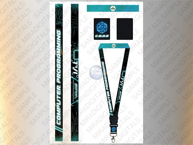 do high detailed id lanyard